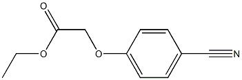 ethyl (4-cyanophenoxy)acetate Struktur