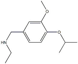 ethyl({[3-methoxy-4-(propan-2-yloxy)phenyl]methyl})amine Struktur