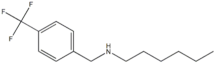 hexyl({[4-(trifluoromethyl)phenyl]methyl})amine Struktur