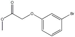 methyl 2-(3-bromophenoxy)acetate Struktur