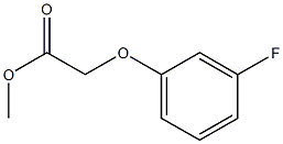 methyl 2-(3-fluorophenoxy)acetate Struktur