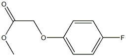 methyl 2-(4-fluorophenoxy)acetate Struktur