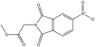 methyl 2-(5-nitro-1,3-dioxo-2,3-dihydro-1H-isoindol-2-yl)acetate Struktur