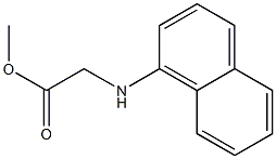 methyl 2-(naphthalen-1-ylamino)acetate Struktur