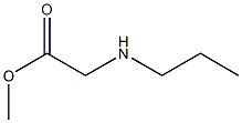 methyl 2-(propylamino)acetate Struktur