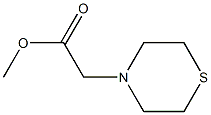 methyl 2-(thiomorpholin-4-yl)acetate Struktur