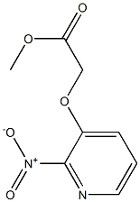 methyl 2-[(2-nitropyridin-3-yl)oxy]acetate Struktur