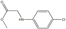 methyl 2-[(4-chlorophenyl)amino]acetate Struktur