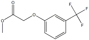 methyl 2-[3-(trifluoromethyl)phenoxy]acetate Struktur