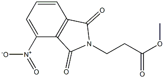 methyl 3-(4-nitro-1,3-dioxo-2,3-dihydro-1H-isoindol-2-yl)propanoate Struktur