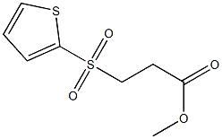 methyl 3-(thiophene-2-sulfonyl)propanoate Struktur