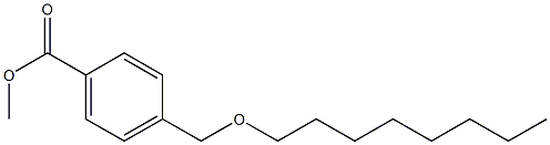 methyl 4-[(octyloxy)methyl]benzoate Struktur