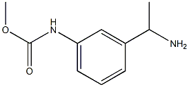 methyl N-[3-(1-aminoethyl)phenyl]carbamate Struktur