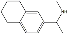 methyl[1-(5,6,7,8-tetrahydronaphthalen-2-yl)ethyl]amine Struktur