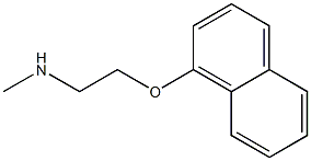 methyl[2-(naphthalen-1-yloxy)ethyl]amine Struktur