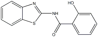 N-(1,3-benzothiazol-2-yl)-2-hydroxybenzamide Struktur