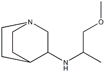 N-(1-methoxypropan-2-yl)-1-azabicyclo[2.2.2]octan-3-amine Struktur