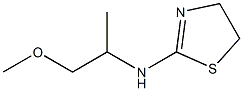 N-(1-methoxypropan-2-yl)-4,5-dihydro-1,3-thiazol-2-amine Struktur