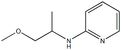 N-(1-methoxypropan-2-yl)pyridin-2-amine Struktur