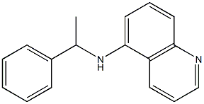 N-(1-phenylethyl)quinolin-5-amine Struktur