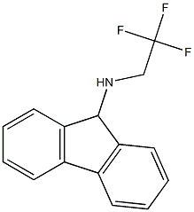 N-(2,2,2-trifluoroethyl)-9H-fluoren-9-amine Struktur