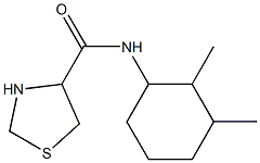 N-(2,3-dimethylcyclohexyl)-1,3-thiazolidine-4-carboxamide Struktur