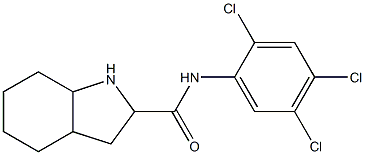 N-(2,4,5-trichlorophenyl)-octahydro-1H-indole-2-carboxamide Struktur