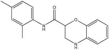 N-(2,4-dimethylphenyl)-3,4-dihydro-2H-1,4-benzoxazine-2-carboxamide Struktur