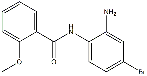 N-(2-amino-4-bromophenyl)-2-methoxybenzamide Struktur