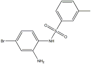 N-(2-amino-4-bromophenyl)-3-methylbenzene-1-sulfonamide Struktur