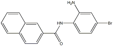 N-(2-amino-4-bromophenyl)naphthalene-2-carboxamide Struktur