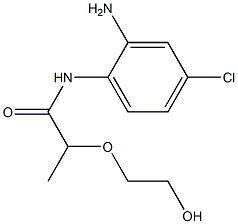 N-(2-amino-4-chlorophenyl)-2-(2-hydroxyethoxy)propanamide Struktur