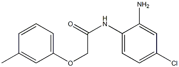 N-(2-amino-4-chlorophenyl)-2-(3-methylphenoxy)acetamide Struktur