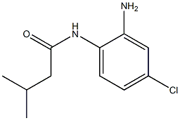 N-(2-amino-4-chlorophenyl)-3-methylbutanamide Struktur