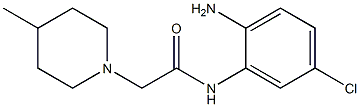 N-(2-amino-5-chlorophenyl)-2-(4-methylpiperidin-1-yl)acetamide Struktur