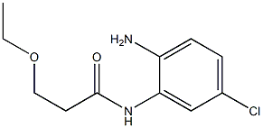 N-(2-amino-5-chlorophenyl)-3-ethoxypropanamide Struktur