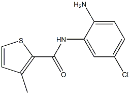 N-(2-amino-5-chlorophenyl)-3-methylthiophene-2-carboxamide Struktur