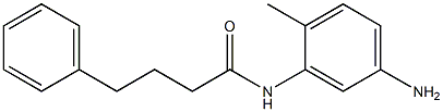 N-(5-amino-2-methylphenyl)-4-phenylbutanamide Struktur