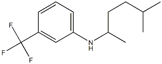 N-(5-methylhexan-2-yl)-3-(trifluoromethyl)aniline Struktur