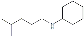 N-(5-methylhexan-2-yl)cyclohexanamine Struktur