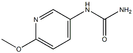 N-(6-methoxypyridin-3-yl)urea Struktur