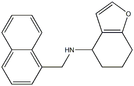 N-(naphthalen-1-ylmethyl)-4,5,6,7-tetrahydro-1-benzofuran-4-amine Struktur