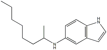 N-(octan-2-yl)-1H-indol-5-amine Struktur