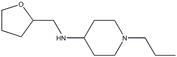 N-(oxolan-2-ylmethyl)-1-propylpiperidin-4-amine Struktur