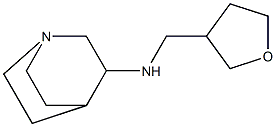 N-(oxolan-3-ylmethyl)-1-azabicyclo[2.2.2]octan-3-amine Struktur