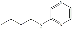 N-(pentan-2-yl)pyrazin-2-amine Struktur