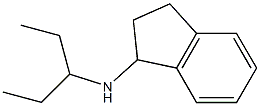 N-(pentan-3-yl)-2,3-dihydro-1H-inden-1-amine Struktur