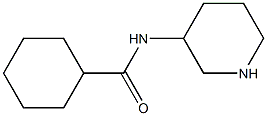 N-(piperidin-3-yl)cyclohexanecarboxamide Struktur