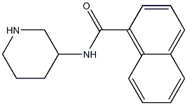 N-(piperidin-3-yl)naphthalene-1-carboxamide Struktur