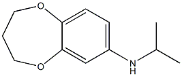 N-(propan-2-yl)-3,4-dihydro-2H-1,5-benzodioxepin-7-amine Struktur